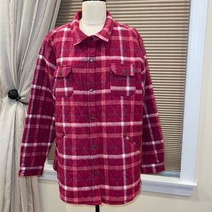 NWOT Bit & Bridle Quilted Flannel Lined Shirt Jacket